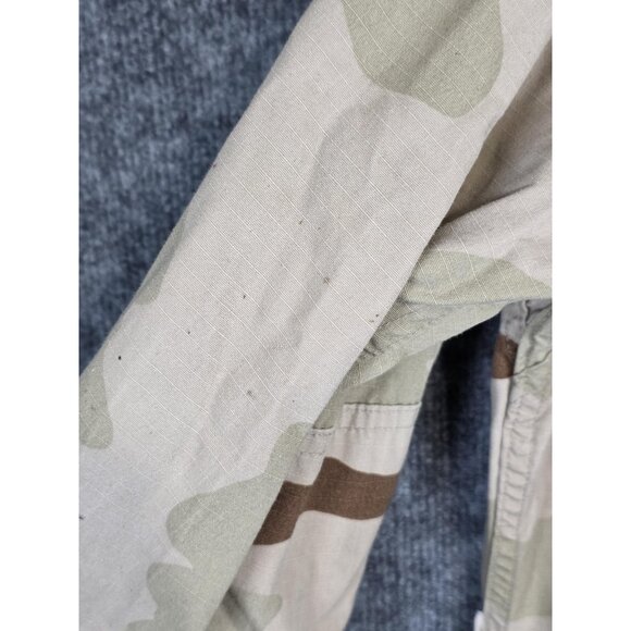Vintage US Army Desert Camouflage Jacket Mens Large Short Combat Coat 90s Camo - Picture 5 of 16